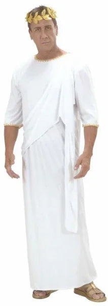 Túnica Romana Blanca Unisex para Adulto Disfraces Baratos Widmann